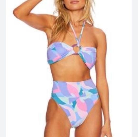 Beach Riot Other - New!Beach Riot Mauve‎ Mod Yasmin Bikini Top
